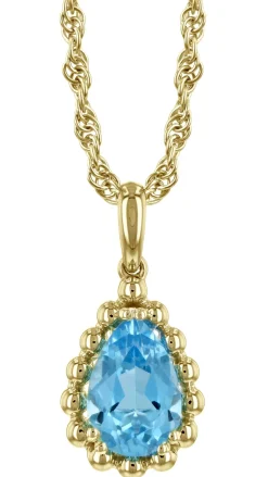 Blue Topaz Pendant