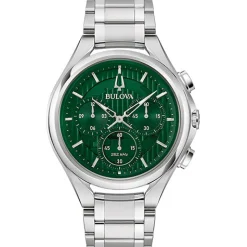 Bulova  Curv Dress Mens Stainless Steel