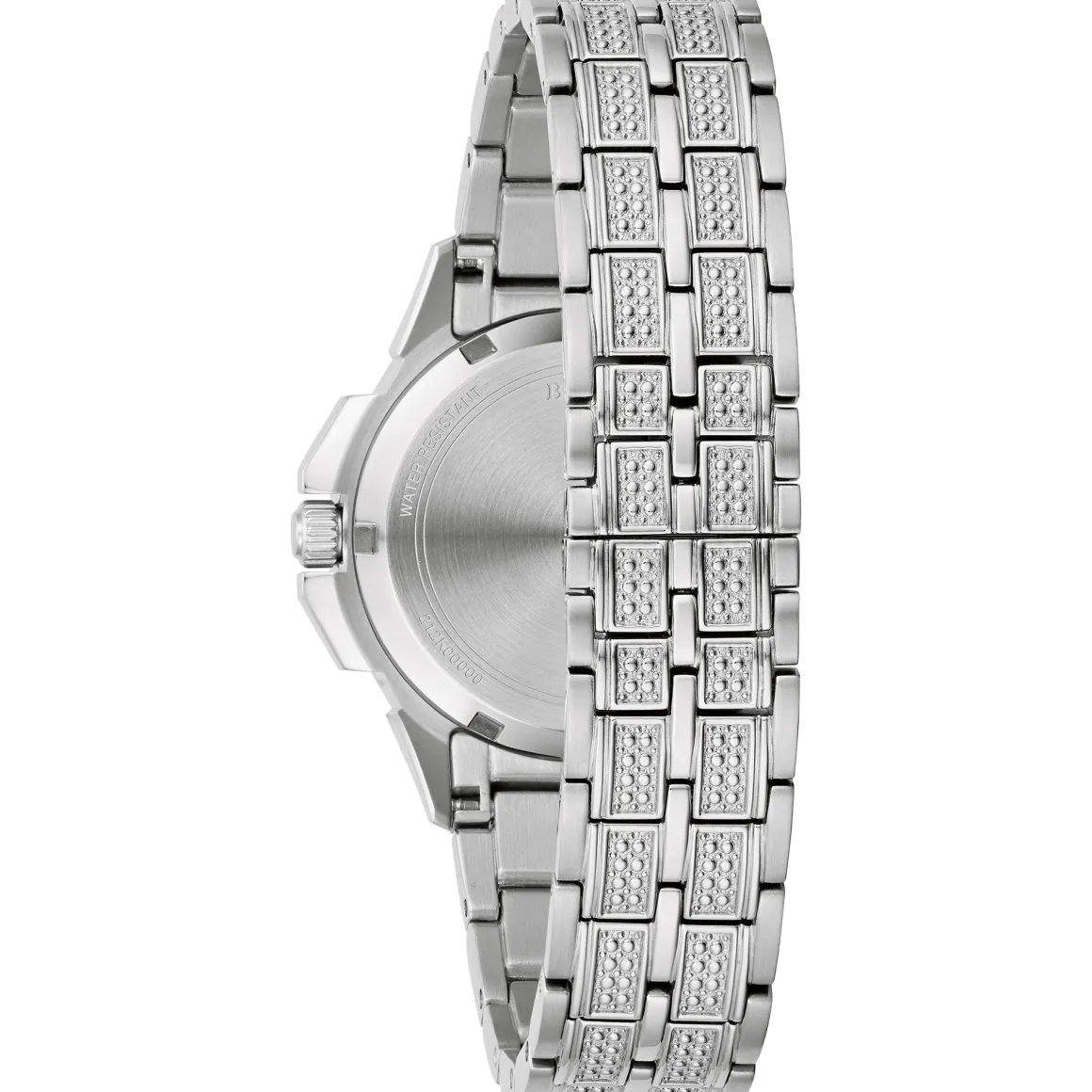 Bulova Dress/Classic Crystal Ladies Watch Stainless Steel