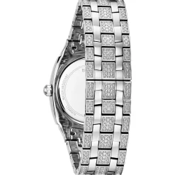 Bulova Dress/Classic Crystal Mens Watch Stainless Steel