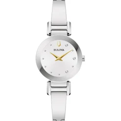 Bulova Modern Bul Ladies Stainless Steel