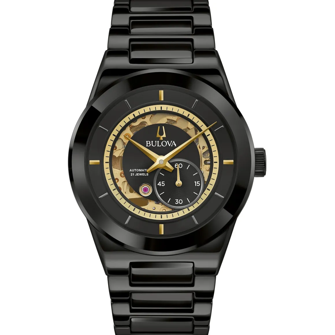 Bulova Modern Modern Mens Watch Ceramic & Stainless Steel