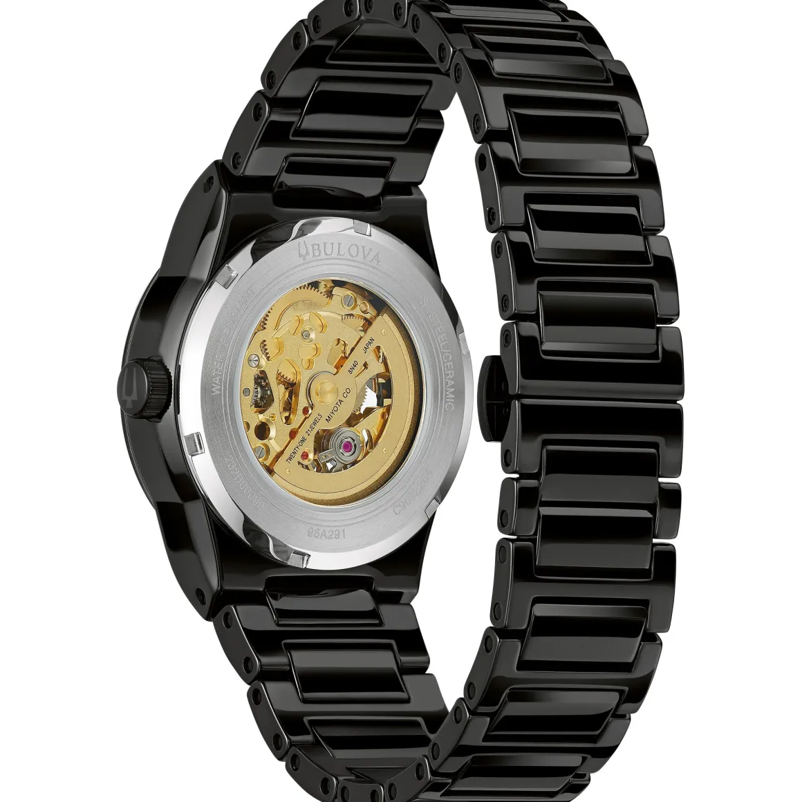 Bulova Modern Modern Mens Watch Ceramic & Stainless Steel