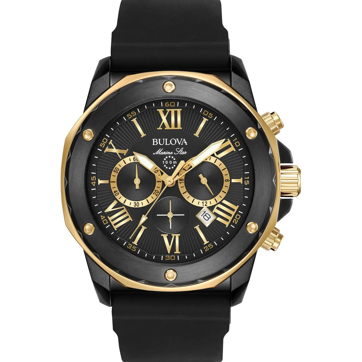 Bulova Performance Marine Star Mens Watch Stainless Steel