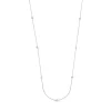 By The Yard Necklace in 18K White Gold & 1.00ct Fancy Diamonds