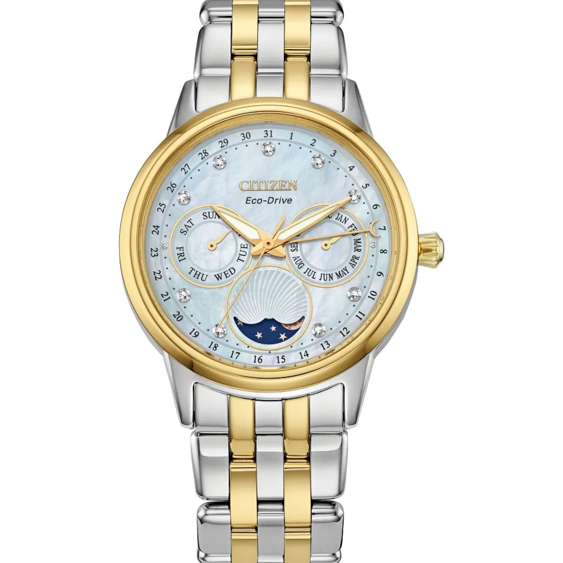 CITIZEN Eco-Drive Dress/Classic Eco Calendrier Ladies Stainless Steel