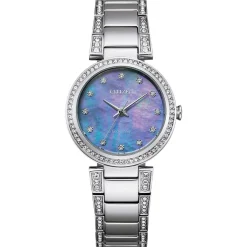 CITIZEN Eco-Drive Dress/Classic Eco Crystal Eco Ladies Stainless Steel