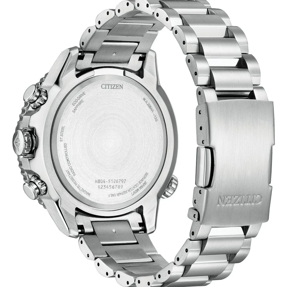 CITIZEN Eco-Drive Promaster Eco Navihawk Mens Stainless Steel