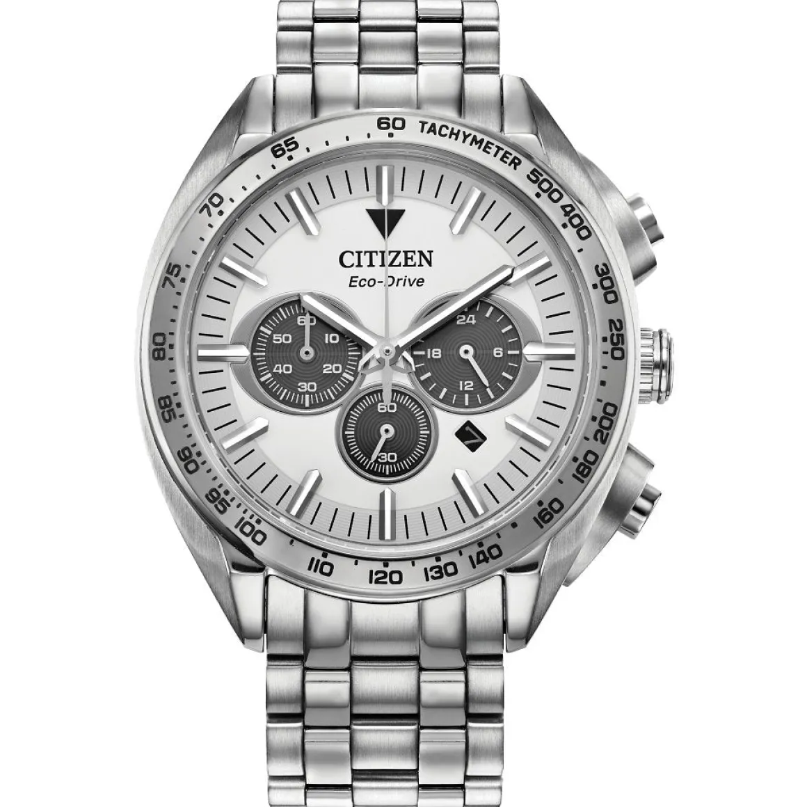 CITIZEN Eco-Drive Sport Luxury Carson Mens Stainless Steel