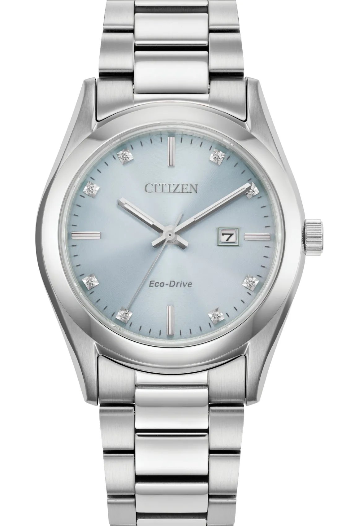 CITIZEN Eco-Drive Sport Luxury Ladies Stainless Steel