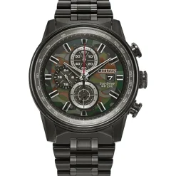 CITIZEN Eco-Drive Weekender Nighthawk Sport Casual Mens Stainless Steel