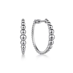 Gabriel & Co. Sterling Silver Classic Hoop Earrings