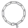 Gabriel & Co. Sterling Silver Bujukan Link Bracelet 7"