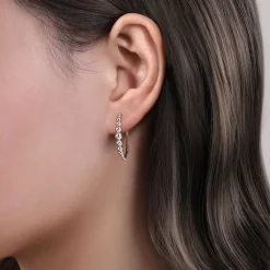 Gabriel & Co. Sterling Silver Classic Hoop Earrings