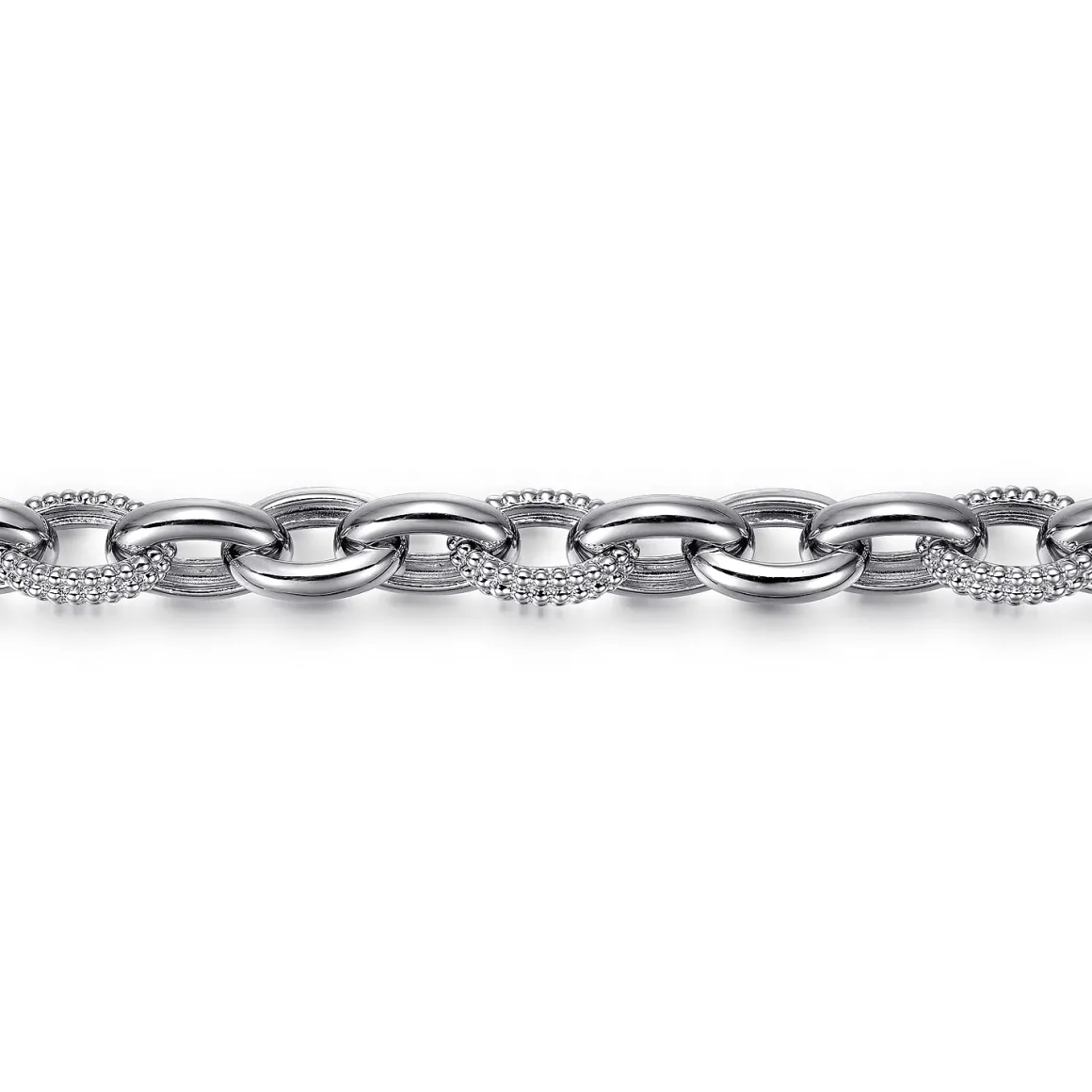 Gabriel & Co. Sterling Silver Chain Tennis Bracelet 7.5"