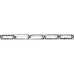Gabriel & Co. Sterling Silver Bujukan Link Bracelet 7"
