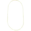 14K Alternating 2.8mm Paperclip Link Chain