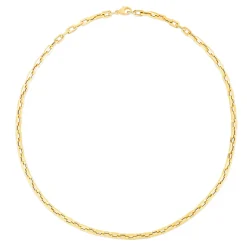 14K Corto Link Paperclip Chain Bracelet