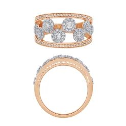 14K 1Ct Diamond Fashion Ring