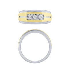 14K 1/4Ct Men's Diamond Ring