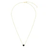 14K Gold & Onyx Solitaire Necklace