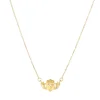 14K Gold Claddagh Necklace