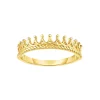 14K Gold Crown Ring