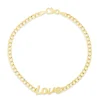 14K Love Curb Bracelet