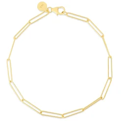 14K Lungo Paperclip Chain Bracelet