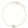 14K MOP Evil Eye Bracelet