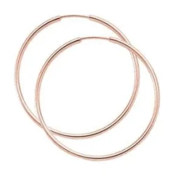 14K Rose Gold 1.5X30mm Endless Earrings
