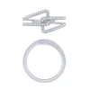 14K White Gold 1/7Ct Diamond Fashion Ring