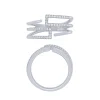 14K White Gold 1/4Ct Diamond Fashion Ring
