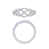 14K White Gold 1/3Ct Diamond Fashion Ring