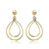 14K Yellow Gold Sm. Dbl Pearshaped Drops Earrings