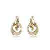 14K Yellow Gold Sm. D/Knocker Earrings