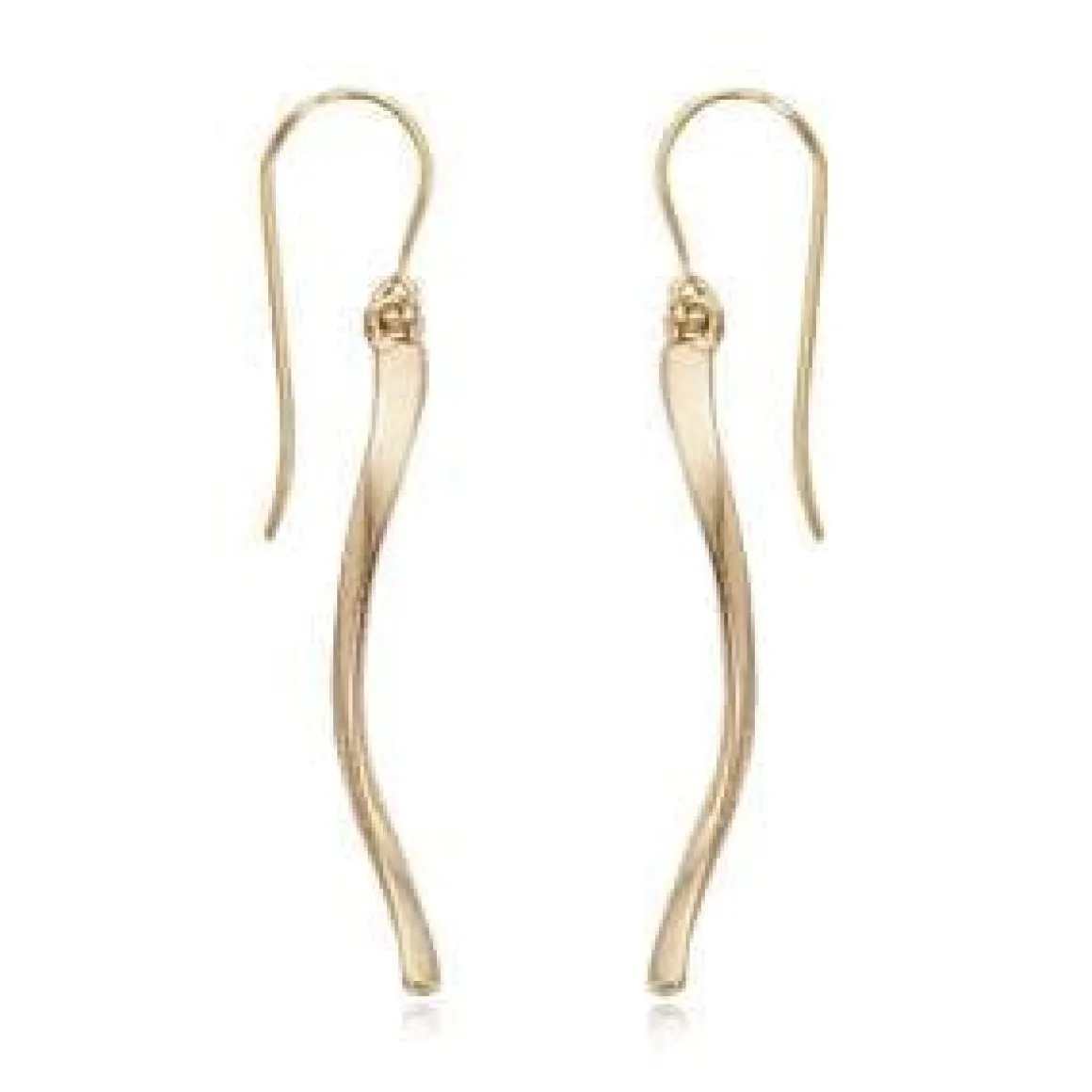 14KG Straight Dangle Earrings