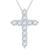 Lab Grown Diamond 2 Carat Cross Pendant
