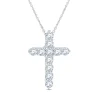 Lab Grown Diamond 1 Carat Cross Pendant