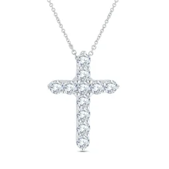 Lab Grown Diamond 1 Carat Cross Pendant