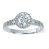 Lab Grown Diamond Halo Engagement Ring