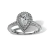 Lab Grown Diamond Halo Engagement Ring