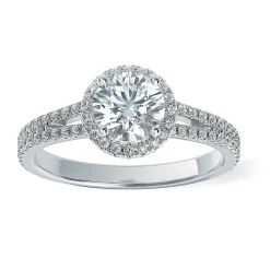 Lab Grown Diamond Halo Engagement Ring