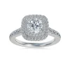 Lab Grown Diamond Halo Engagement Ring