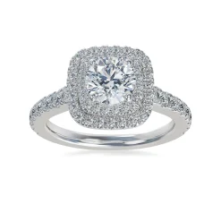 Lab Grown Diamond Halo Engagement Ring