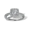 Lab Grown Diamond Halo Engagement Ring