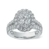 Lab Grown Diamond Halo Engagement Ring