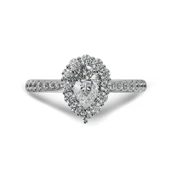 Lab Grown Diamond Halo Engagement Ring