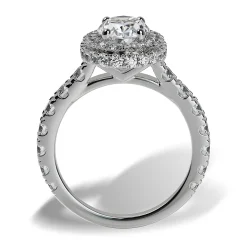 Lab Grown Diamond Halo Engagement Ring