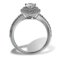 Lab Grown Diamond Halo Engagement Ring